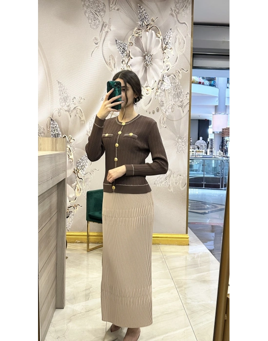 Nuss 25K1115 Hırka kahve