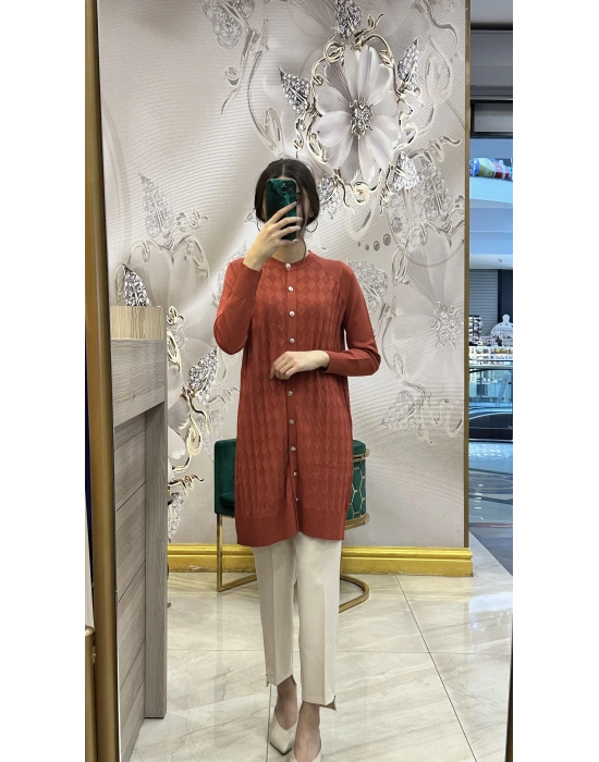 Nuss 25KY305 Hırka Taba