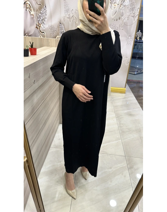 Nuss 25Y1420 Elbise Siyah