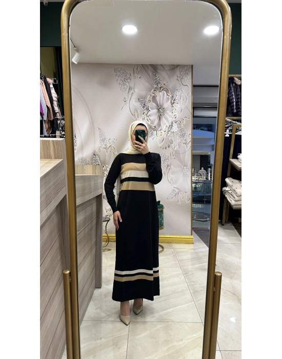 Nuss 25Y1421 Elbise Siyah