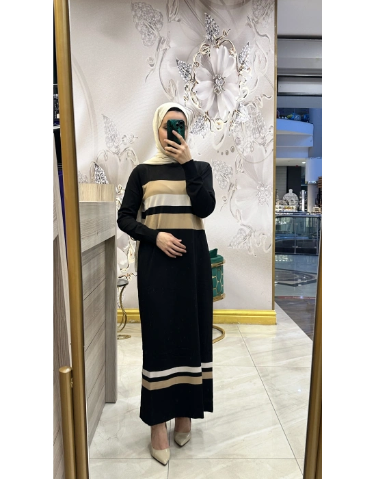 Nuss 25Y1421 Elbise Siyah