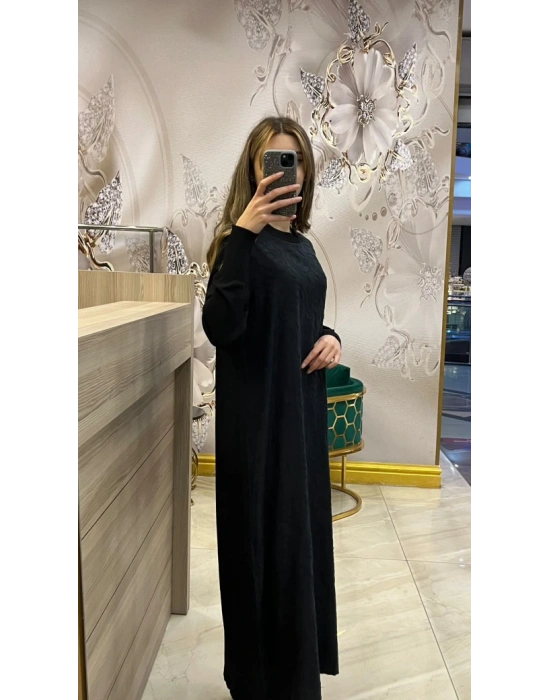 Nuss-25Y2061 Siyah Elbise