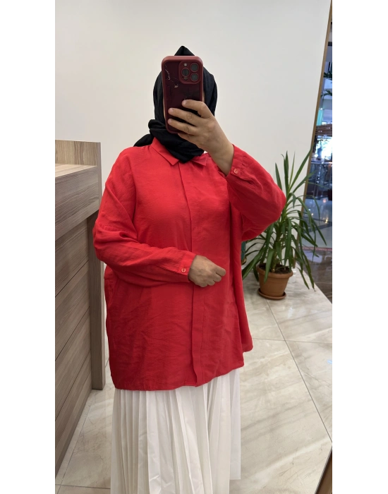 Nuss 25Y3001 Kırmızı Gömlek