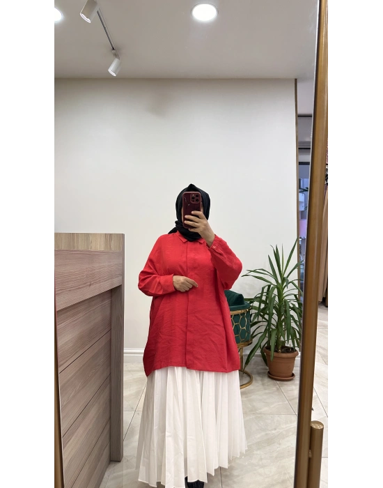 Nuss 25Y3001 Kırmızı Gömlek