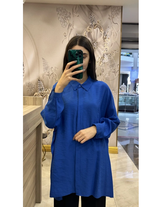 Nuss 25Y3001 Mavi Gömlek