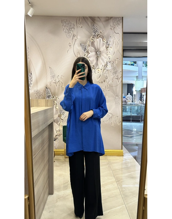 Nuss 25Y3001 Mavi Gömlek