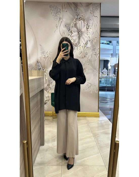 Nuss 25Y3001 Siyah Gömlek