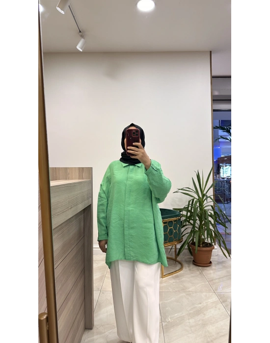 Nuss 25Y3001 Yeşil Gömlek