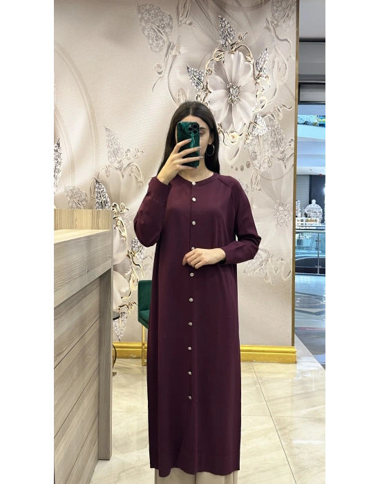 Nuss 25Y512 Bordo Hırka