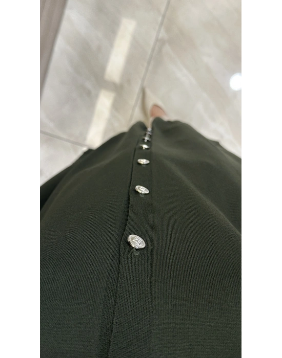 Nuss 25Y512 Haki Hırka