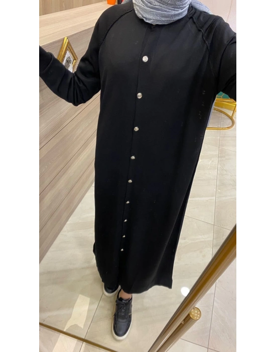 Nuss Uzun Hırka Siyah