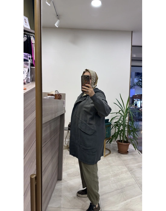 Pamuklu Kap Antrasit