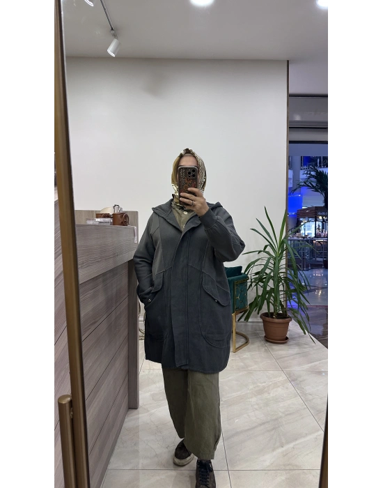 Pamuklu Kap Antrasit