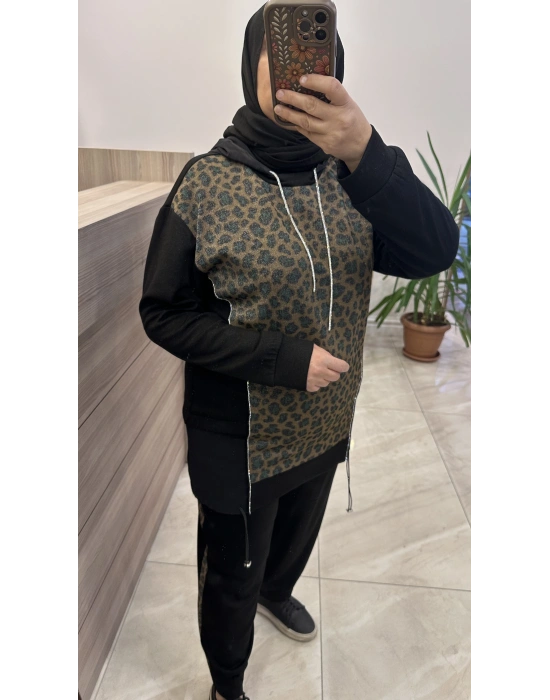 Qmash 014 takım siyah kahve