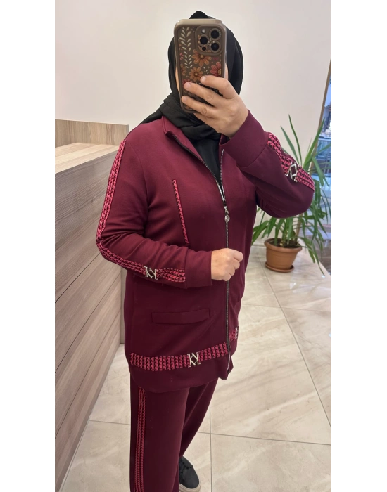 Qmash 5YTKM9168 takım bordo