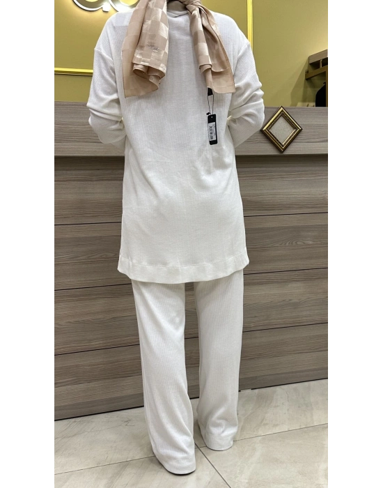 Qupra Ekru İkili Takım