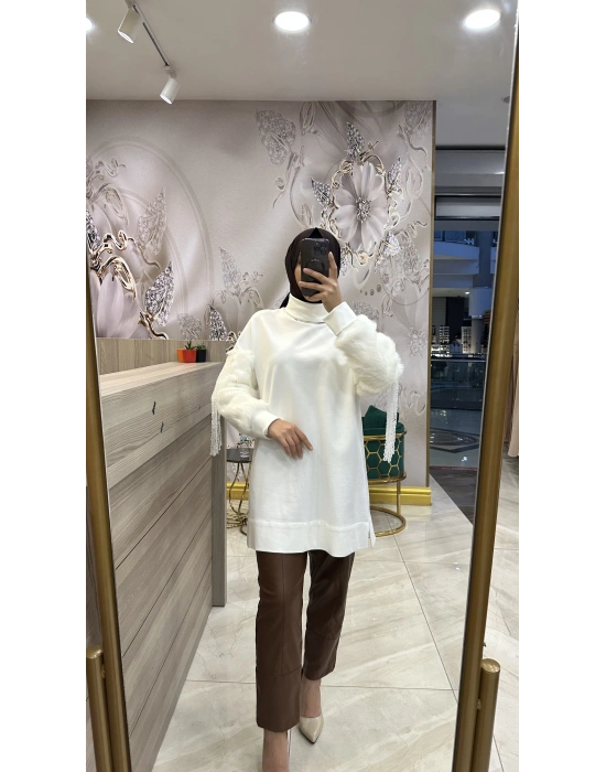 Qupra Püsküllü Tunik