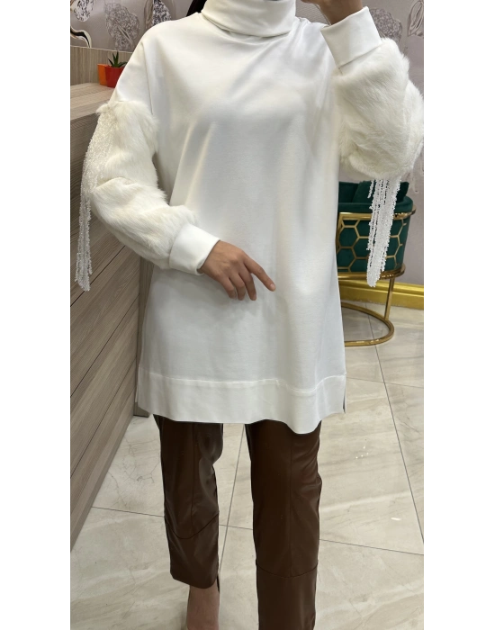 Qupra Püsküllü Tunik