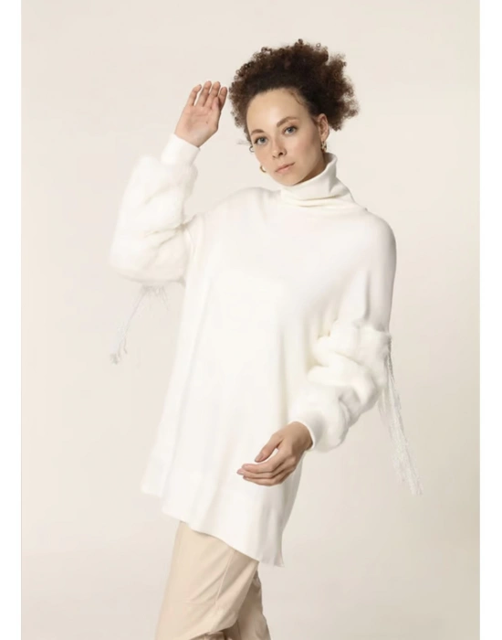 Qupra Püsküllü Tunik