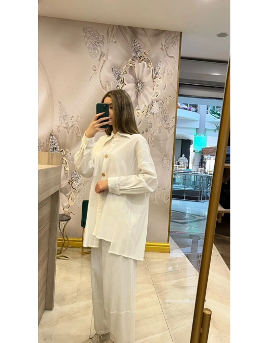 Qupra QAY62018 Masa Takım Ekru