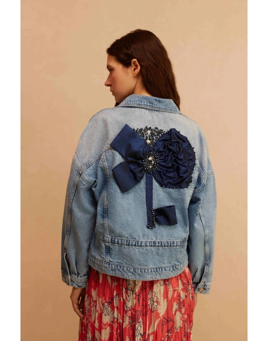 Venöve 24SSCEK0032 Boye Ceket Mavi