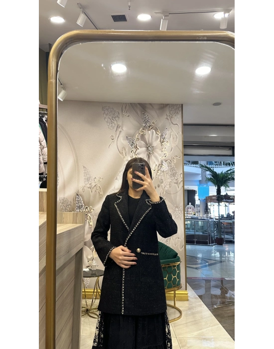 Venöve 25FWCEK0028 Siyah Varesa Ceket