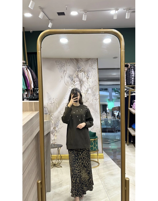 Venöve 25FWETE0004 Leopar Pisa Etek