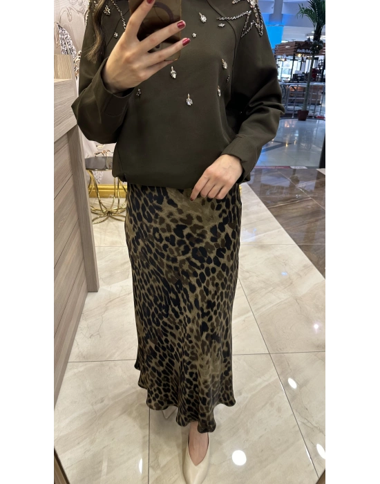 Venöve 25FWETE0004 Leopar Pisa Etek