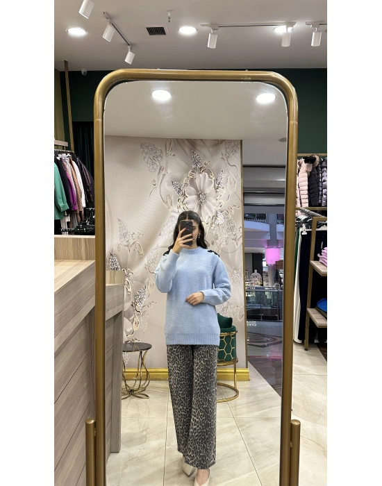 Venöve 25FWJEA0001 Leopar Cove Jean