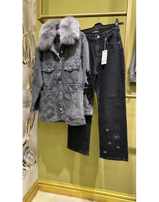 Venöve 25FWJEA0001 Siyah Cove Jean