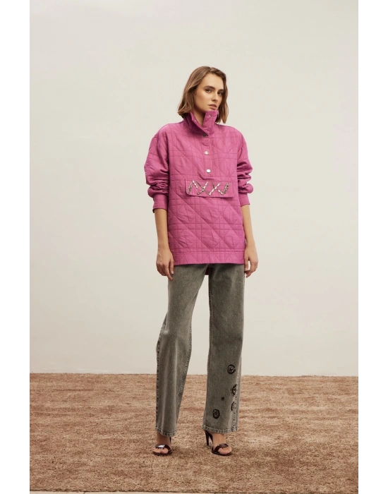 Venöve 25FWSWE0007 Fuşya Klara Sweat