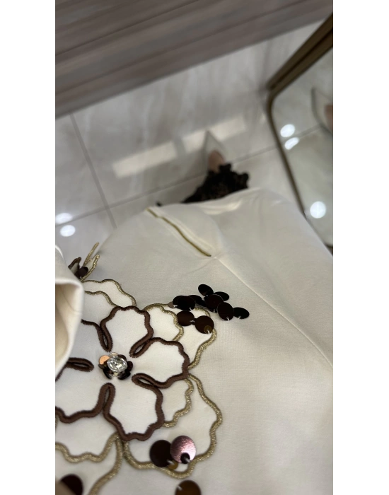 Venöve 25FWSWE0012 Ekru Garde Sweat