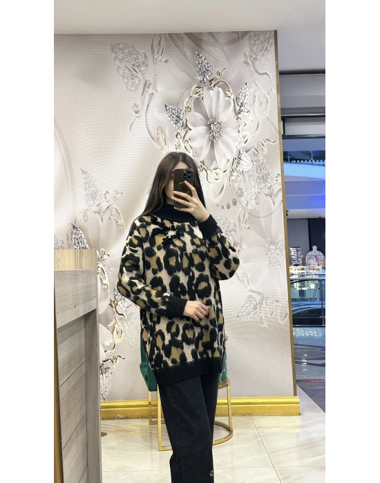 Venöve 25FWTRI0002 Leopar Wella Triko