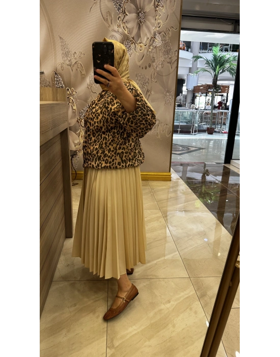 Venöve 25SSBLZ0001 Fable Bluz Leopar