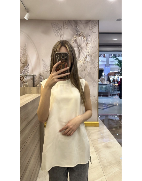 Venöve 25SSBLZ0002 Ekru Leia Bluz