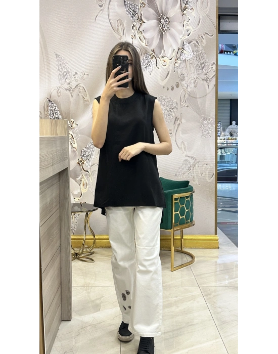 Venöve 25SSBLZ0002 Siyah Leia Bluz