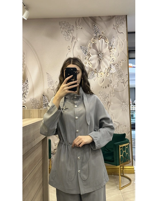 Venöve 25SSCEK0003 Gri Nina Takım