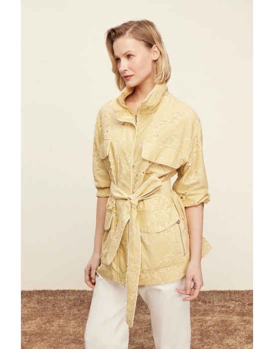 Venöve 25SSCEK0007 Sarı Julie Ceket