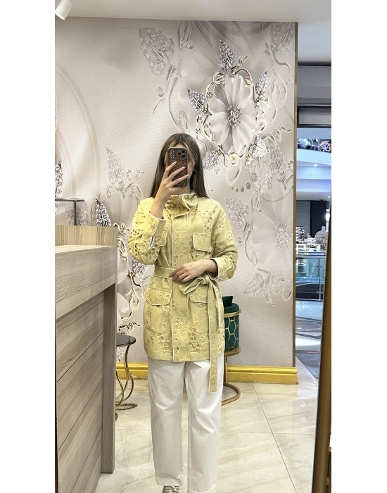 Venöve 25SSCEK0007 Sarı Julie Ceket