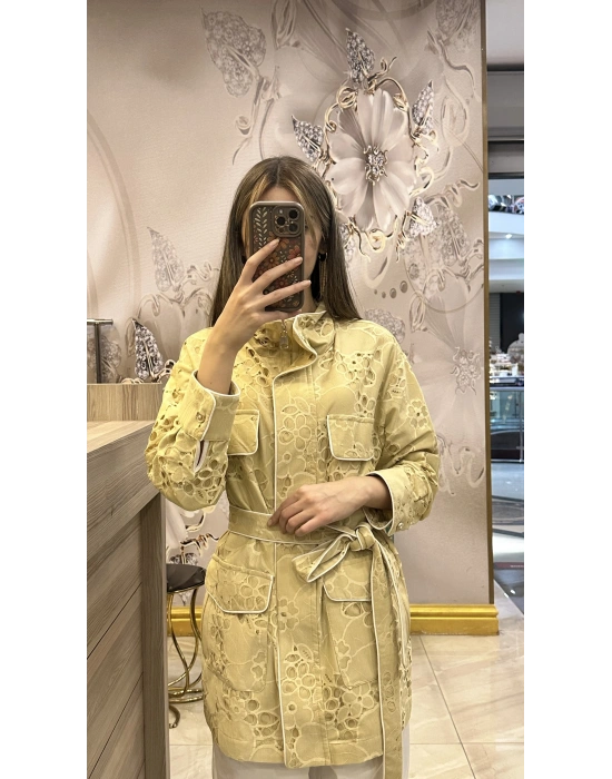 Venöve 25SSCEK0007 Sarı Julie Ceket