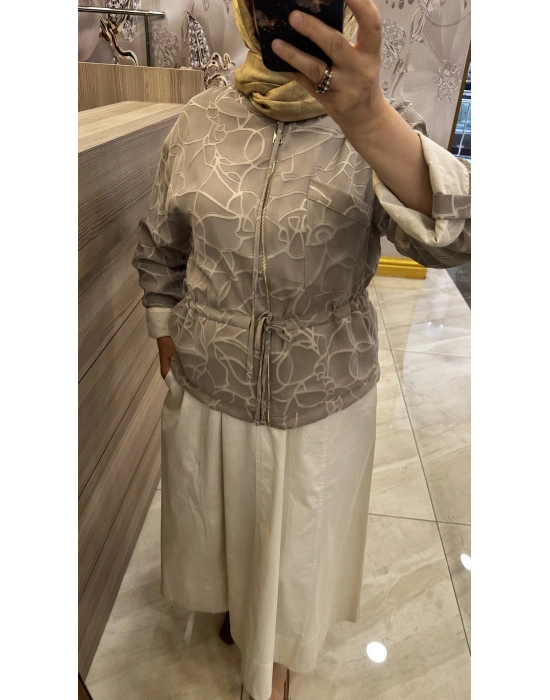 Venöve 25SSCEK0009 Kahverengi Mandy Ceket