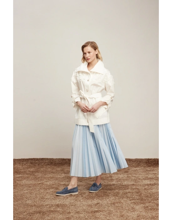 Venöve 25SSCEK0010 Beyaz Jessica Ceket