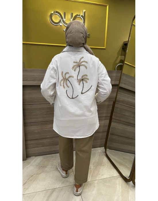 Venöve 25SSCEK0011 Ceket Krem