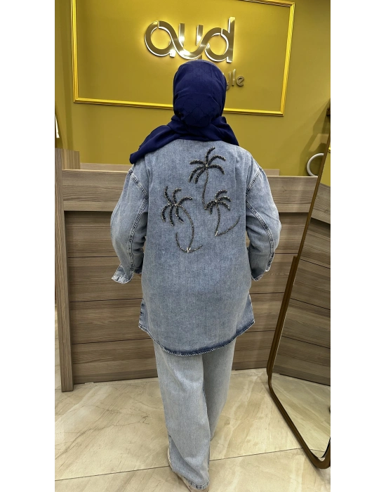 Venöve 25SSCEK0011 Ceket Mavi