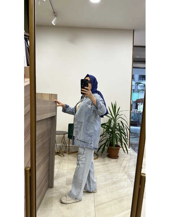 Venöve 25SSCEK0011 Ceket Mavi