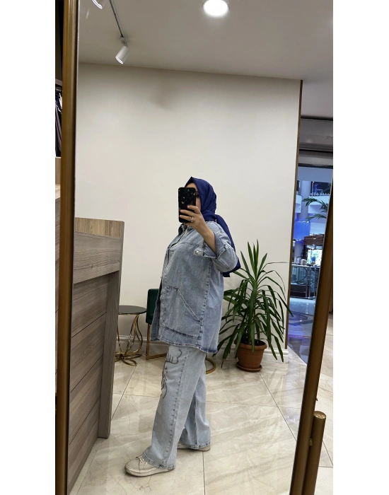 Venöve 25SSCEK0011 Ceket Mavi