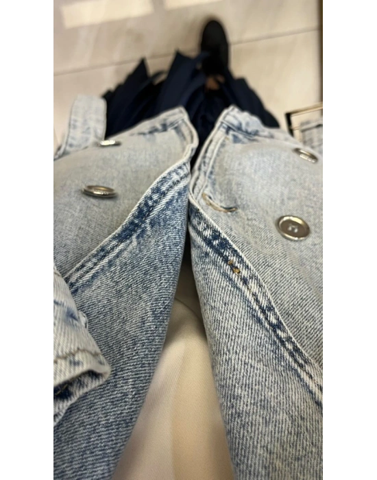 Venöve 25SSCEK0013 Mavi Naomi Ceket