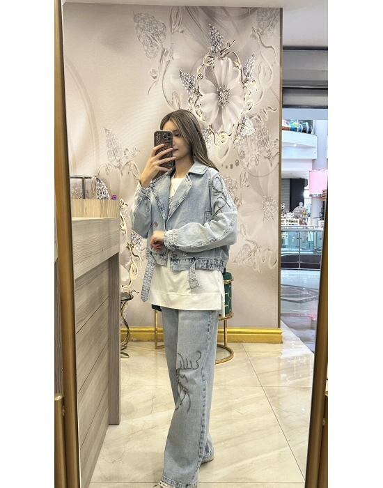 Venöve 25SSCEK0013 Mavi Naomi Ceket