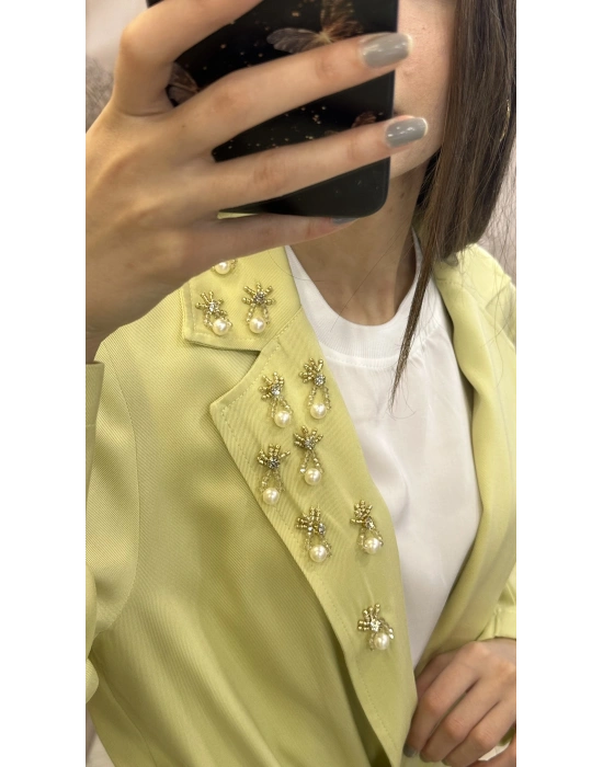 Venöve 25SSCEK0022 Sarı Tara Takım