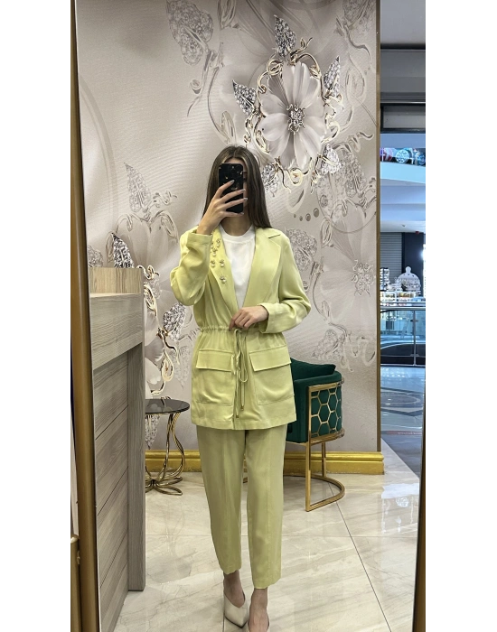 Venöve 25SSCEK0022 Sarı Tara Takım